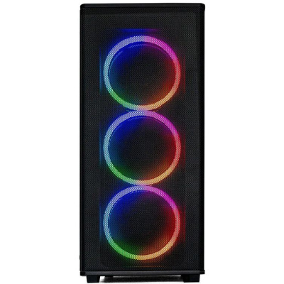 ������ XASTRA  A300 4FRGB  Black ATX/Mesh/ full-size TG / 4x120mm FR120-FRGB fans/ A300-4FR12F