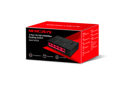 5-�������� 10/100/1000 ����/� ���������� ���������� Mercusys MS105G