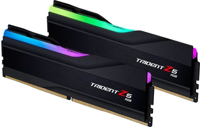 ������ ������ DDR5 G.SKILL TRIDENT Z5 RGB 64GB (2x32GB) 6000MHz CL28 28-36-36-96  F5-6000J2836G32GX2-TZ5RK  Black
