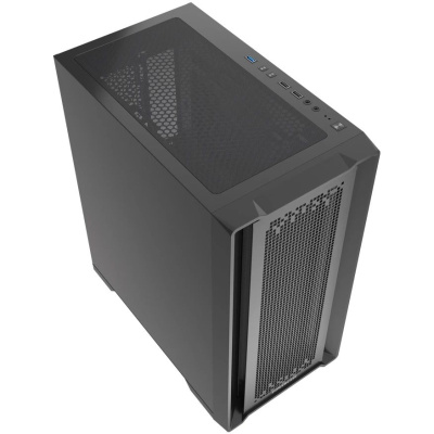 ������ Powercase ByteFlow Micro CP, Black, Non Window, W/O fans, ������, mATX  (CAMBCP-F0)