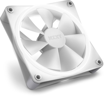 ����� ��� ������� ��/ Case Cooler NZXT F120 RGB DUO Triple Pack (120x120x25mm, 4-pin PWM, RGB, 48.58CFM, 29dBA, 1800RPM, White, 3pcs)