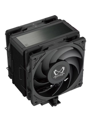 ����� ��� ���������� Scythe Kotetsu Mark 4 DBE (200W, 4-pin PWM, 155mm, Al/Cu, 4x6mm, 2x120mm, 60.29CFM, 26.88dBA, 2000RPM, S: 1851/1700/1200/115X, AM5/AM4, black)
