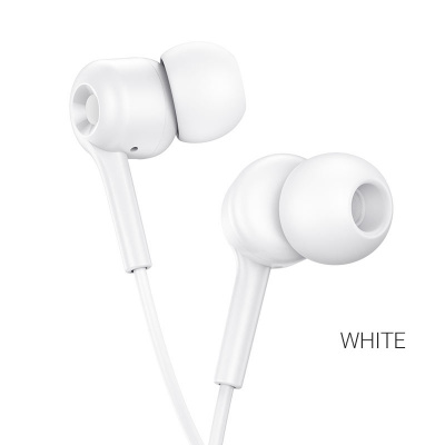 �������� HOCO M82  ��������/ ������ ������/ 1.2�/ 3.5 mm jack/ White