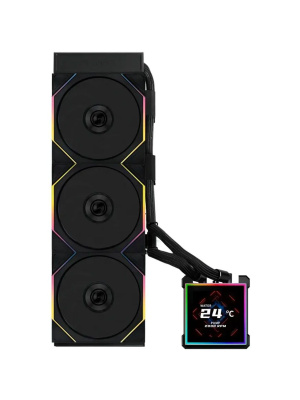 ������� �������� ���������� Lian-Li HydroShift II LCD-S 360TL ARGB Soc-AM5/AM4/1700/1851 ������ 4-pin 33dB Al+Cu LCD Ret (G89.GHS2LCDS36TB.R0)