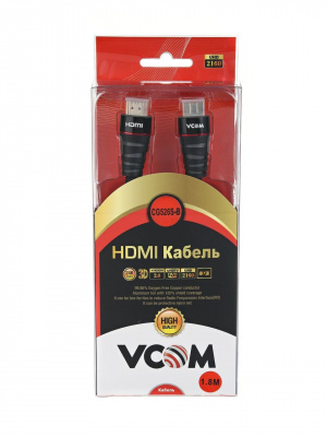  HDMI 19M/M ver. 2.0  , 1.8m VCOM <CG526S-B-1.8M>