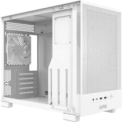 ������ XPG VALOR MESH NANO White mATX/Mini-ITX /  1x 120mm ARGB fan /front magnet filter/ 1*USB Type-C+2*USB 3.2/  VALORMESHNANOMAA-WHCWW
