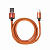 Кабель MicroUSB-USB, 1 метр, 2,5 A, мет. коннекторы, зарядка и синхронизация, оплетка из экокожи RITMIX RCC-415 Leather