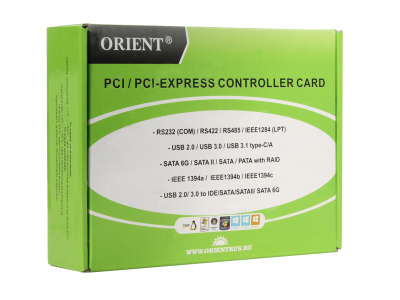 ���������� ORIENT XWT-PE2SLP, PCI-Ex1 to COM 2-port (WCH CH382) Low Profile , RTL (30256)