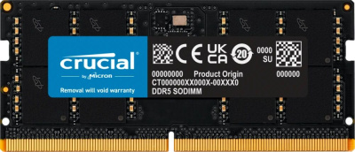 ����������� ������ Crucial 32Gb DDR5 4800MHz SO-DIMM (CT32G48C40S5) Ret