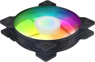 ���������� GMNG GG-CF120FRGB1-PWMBK RGB 120x120x25mm ������ 4-pin 20-28dB 126gr Ret