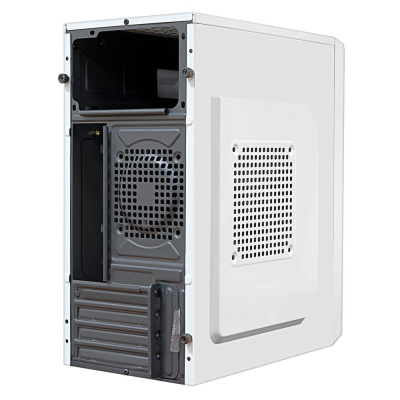 ������ MiniTower Ginzzu B185 White mATX,2xUSB2.0, �����,w/o PSU, w/o fan (Ginzzu B185)