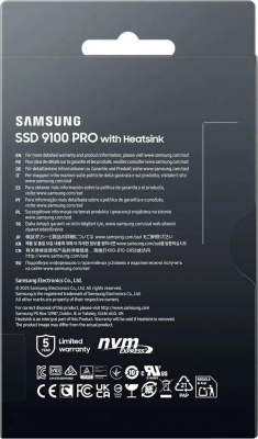 ���������� SSD Samsung PCIe 5.0 x4 4TB MZ-VAP4T0CW 9100 Pro M.2 2280