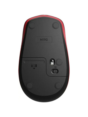 ���� LOGITECH WRL M190 RED USB OPTICAL 910-005908