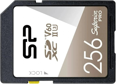 ���� ����� SDXC 256GB Silicon Power SP256GBSDXJV6V10 Superior w/o adapter