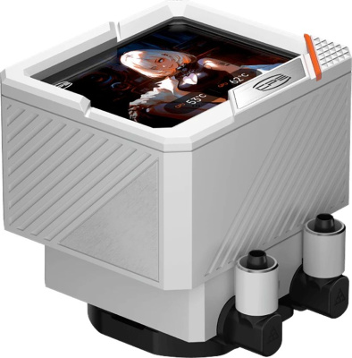 ������� ����������� ���������� PCcooler GT360 ARGB Display WH, LCD, 4-pin, ARGB, 120��, �����, retail
