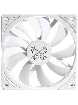 ����� ��� ������� Scythe Kaze Flex II 120 Slim White (120x120x15mm, 4-pin PWM, 48CFM, 27.8dBA, 1800RPM, White)