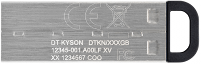 USB Flash ���������� 128Gb Kingston DataTraveler Kyson DTKN/128GB USB Flash, 128 ��, USB 3.2 Gen 1, ������: 200 ��/�, ������: 60 ��/�, ��������� ������