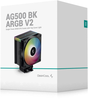 ����� ��� ���������� Deepcool AG500 BK V2 ARGB , 4-pin, ARGB, 120��, ������, retail (R-AG500-BKAMMN-GJD)