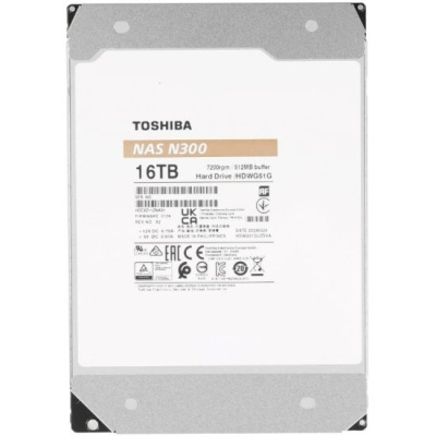 Ƹ����� ���� HDD 16TB SATA-III Toshiba N300 Pro (HDWG51GXZSTB)