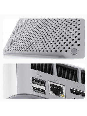 ����-�� Beelink SER9 PRO, AMD Ryzen AI 9 HX 370/32 �� LPDDR5X/1024 �� SSD/AMD Radeon Graphics/��� ��, ����������� (BL/SER9 PRO/HX370/32G/1TB/Frost Silver)