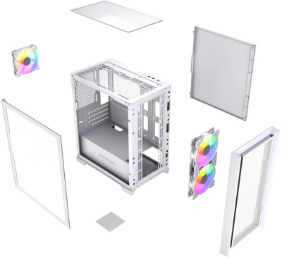 ������ Powercase Alisio Micro Z3B ARGB V2 White