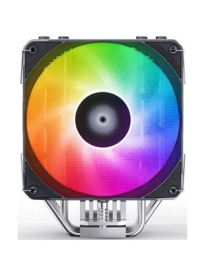 ����� ��� ���������� JONSBO PISA A5 ARGB (265W, 4-pin PWM, 153mm, Al/Cu, 5x6mm, ARGB, 1x120mm, 81.27CFM, 36.8dBA, 1850RPM, S: 1851/1700/1200/115X, AM4/AM5 Grey)