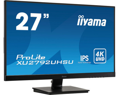  Iiyama 27" XU2792UHSU-B1 3840x2160 IPS LED 75 4ms DVI HDMI DisplayPort