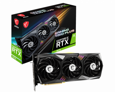  MSI PCI-E 4.0 RTX 3070 GAMING TRIO PLUS 8G LHR NVIDIA GeForce RTX 3070 8192Mb 256 GDDR6 1770/14000 HDMIx1 DPx3 HDCP Ret