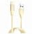 USB  dotfes A01F Lightning MFI (1m) gold