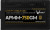 ���� ������� Formula ATX 750W APMM-750GM Gen.5 80+ gold (20+4pin) APFC 120mm fan 8xSATA Cab Manag RTL
