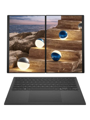 ������� ASUS Zenbook Duo 2026 UX8407AA-SN197X, 14" (2880x1800) OLED 144 ��/Intel Core Ultra X9 388H/32 �� LPDDR5X/2048 �� SSD/Intel Arc Graphics/Windows 11 Pro, ����� (90NB16V1-M00900)