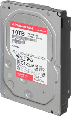 Ƹ����� ���� 10TB SATA-III WD Red Plus, HDD, SATA III, 3.5" (WD100EFGX)