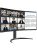 ������� LG 34WR55QK-B 34" {VA Curved 1500R 3440x1440 100Hz 5ms 300cd 3000:1 2xHDMI2.0 DisplayPort1.4 USB-C(65W PD) VESA}