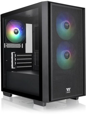 ������ Thermaltake Versa H16 TG ARGB, Micro-Tower, ��� ��, ������ (CA-1Y8-00S1WN-02)