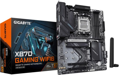 ����������� ����� Gigabyte X870 GAMING WIFI6, SocketAM5, AMD X870, ATX, Ret