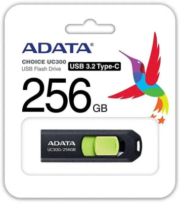 ���� ���� A-Data 256Gb UC300 ACHO-UC300-256G-RBK/GN USB3.2 �������