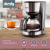Кофеварка капельная Domfy metal DSM-CM301 1000Вт черный/серебристый Кофеварка капельная Domfy metal DSM-CM301 1000Вт черный/серебристый