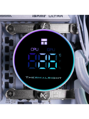 ������� �������� ���������� Thermalright Frozen Magic 360 Digital V2 White ARGB Soc-AM5/AM4/1200/1700/1851 ����� 4-pin 28dB Al LCD Ret (F-MAGIC-360-DIGITAL-WH-ARGB-V2)