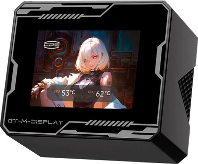 ������� �������� ���������� PcCooler GT360M Display ARGB Soc-AM5/AM4/1200/1700/1851 4-pin LCD 310W , ������, Ret (GT360M-BKAWXX-GL)