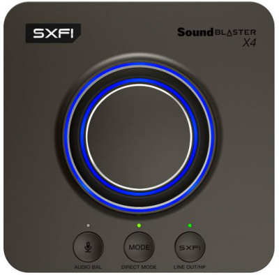 �������� ����� Creative USB Sound Blaster X 4 WW (SB-Axx1) 7.1 Ret