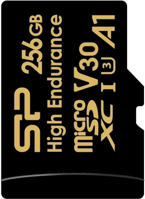 ���� ����� microSDXC 256GB Silicon Power SP256GBSTXDV3V1HSP High Endurance + adapter