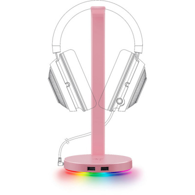��������� ��� ��������� Razer Base Station Chroma V2 - Quartz Razer Base Station V2 Chroma - Quartz (RC21-01510200-R3M1) �������