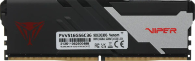 ����������� ������ Patriot Viper Venom PVV516G56C36 DDR5 16�� 5600���, DIMM, Ret