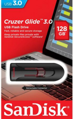 ������ USB 128Gb SanDisk Glide SDCZ600-128G-G35 ������/�������