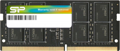  16Gb Silicon Power SP016GBSFU320F02,  3200MHz, DDR4, PC4-25600, CL22, SO-DIMM, 288-pin, 1.2 , single rank, RTL