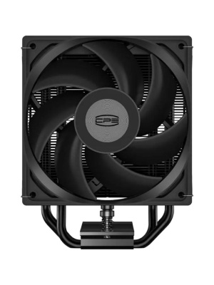 ����� ��� ���������� PCCooler RT400 Digital BK (230W, 4-pin PWM, LED temp., 152mm, Al/Cu, 4x6mm, 1x120mm, 73.32CFM, 34.9dBA, 2200RPM, S: 1851, 1700, 1200, 115X, AM5, AM4, black)