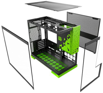 ������ Geometric Future Model 3 Green / mATX / 1AM3NZGB00100