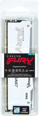 ������ DDR5 32GB 6000MHz Kingston KF560C36BWEA-32 Fury Beast White Expo RTL PC5-48000 CL36 DIMM 288-pin 1.35� dual rank Ret