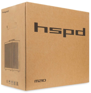 ������ �� ��� ����� ������� HSPD M210, Mesh Mid Tower, Black, M210-MBK