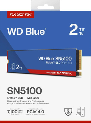 ���������� SSD 2TB WD Blue SN5100 (WDS200T5B0E)